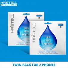 [TWIN PACK] Kristall® Nano Liquid Screen Protector for 2 SMARTPHONES - 9H Hardness, Edge to Edge Full Coverage, Scratch Resistant, EASY to Apply, Bubbles-FREE Screen Protector